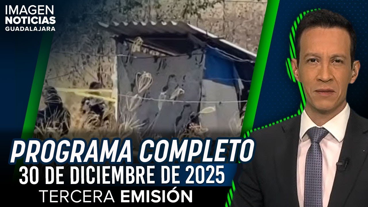 Imagen Noticias GDL con Ricardo Camarena | Programa completo 30 de diciembre 2025