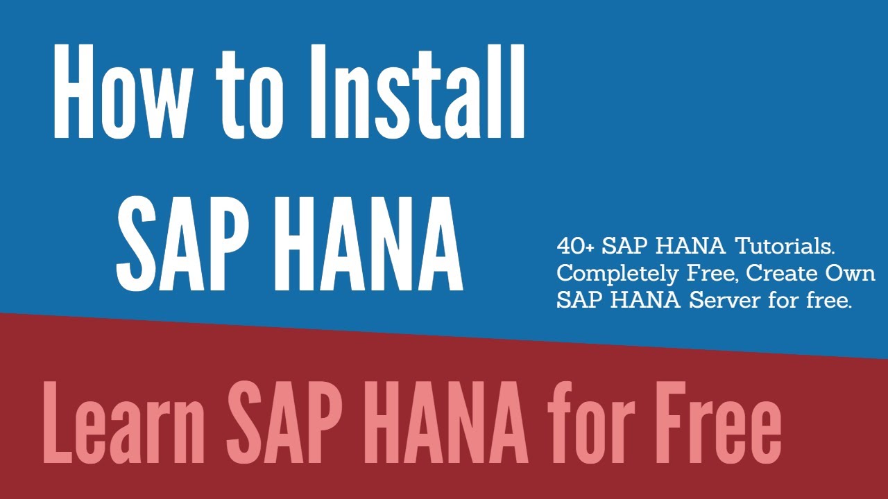 How to Install SAP HANA for free on Google Cloud - Sap Hana tutorial for beginners
