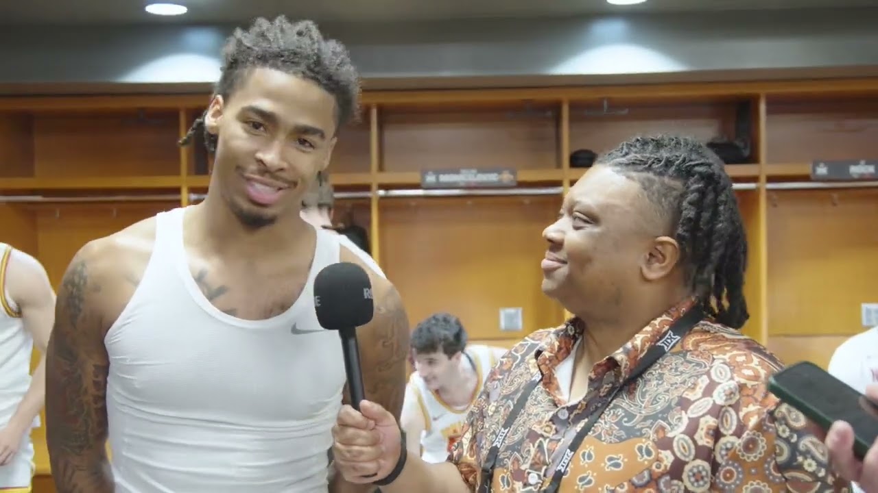 Postgame Interview with Iowa State guard Keshon Gilbert