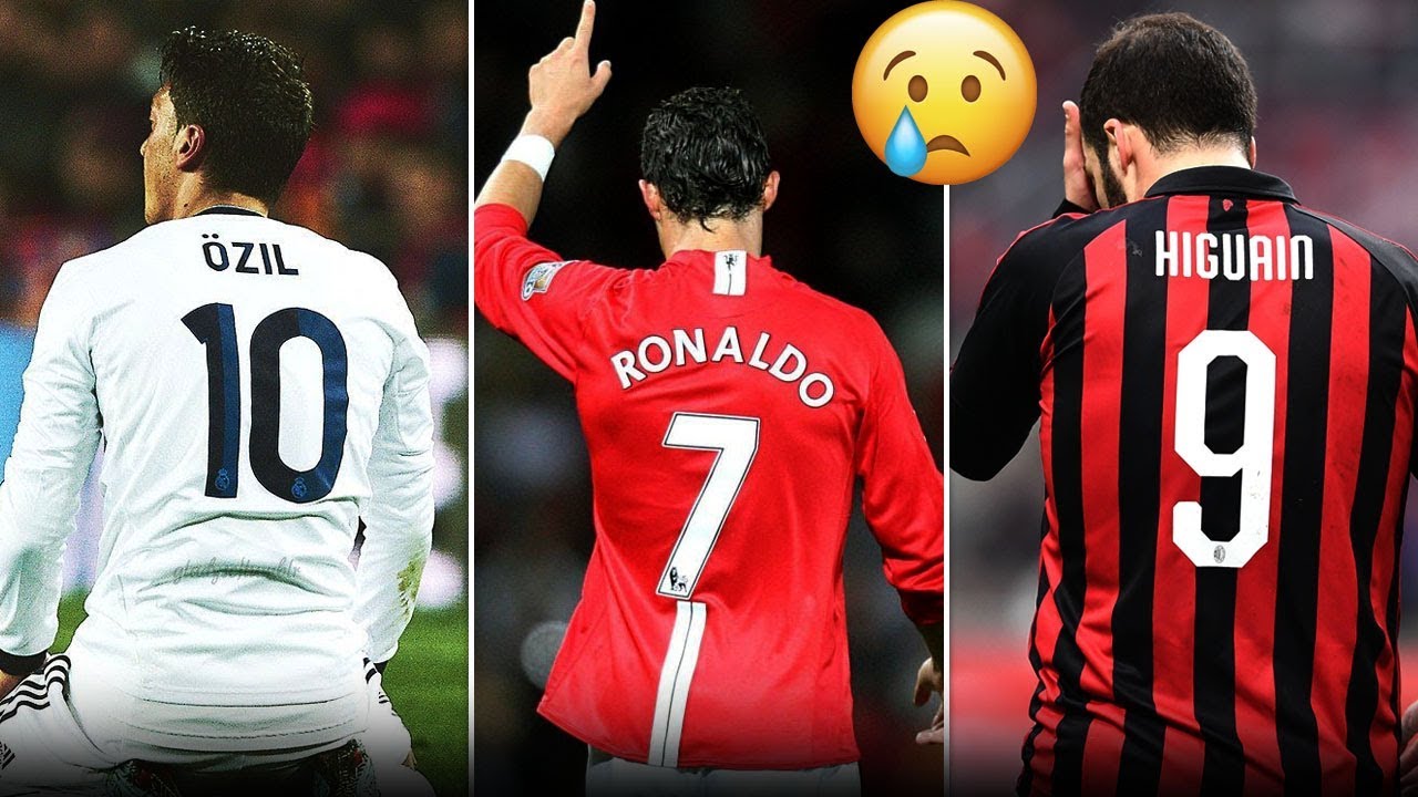 أرقام قمصان ملعونة في أشهر 9 أندية دمرت مسيرة نجوم كبار بينها ال11 في برشلونة..!!