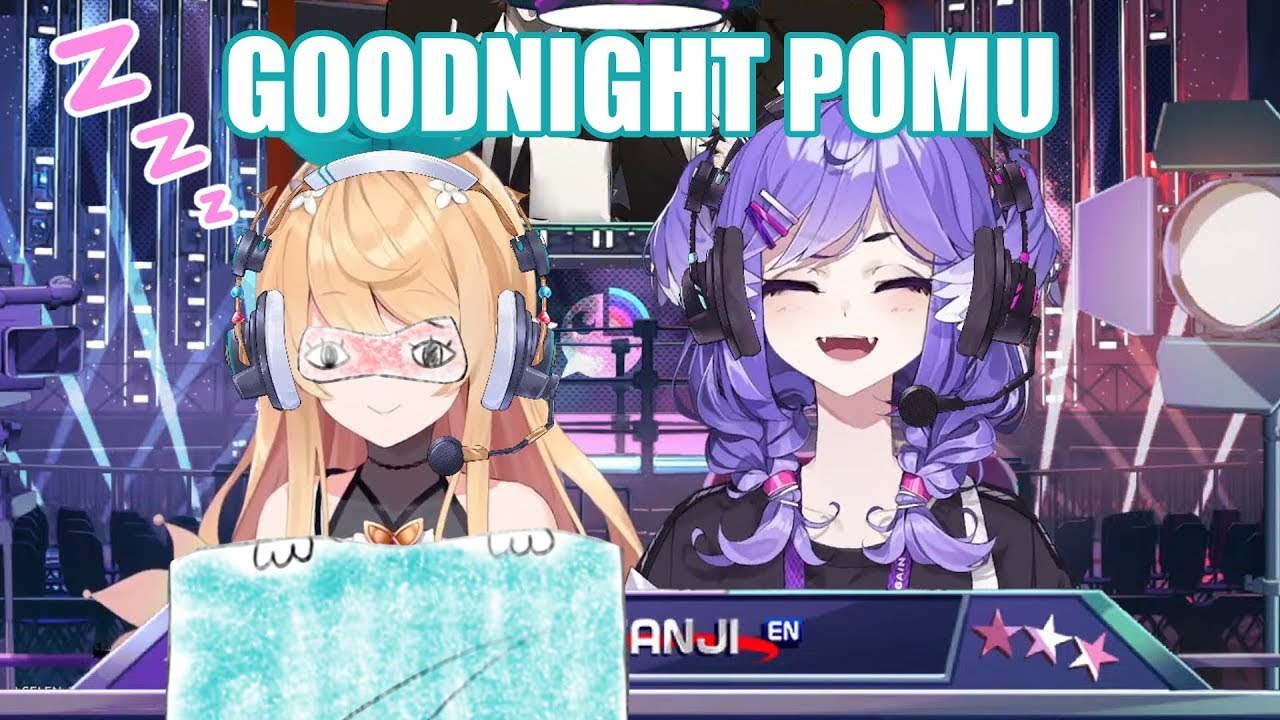 Pomu falling asleep during WrestleSanji