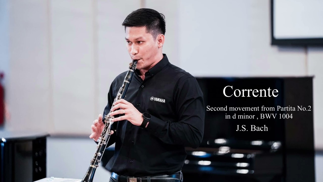 Corrente , J.S. Bach ABRSM Clarinet Grade 6