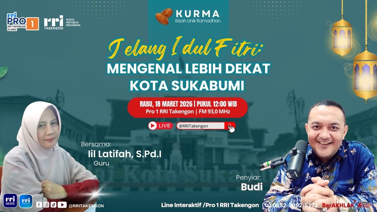 KURMA (KISAH UNIK RAMADHAN) | RRI TAKENGON || RABU, 18 MARET 2026