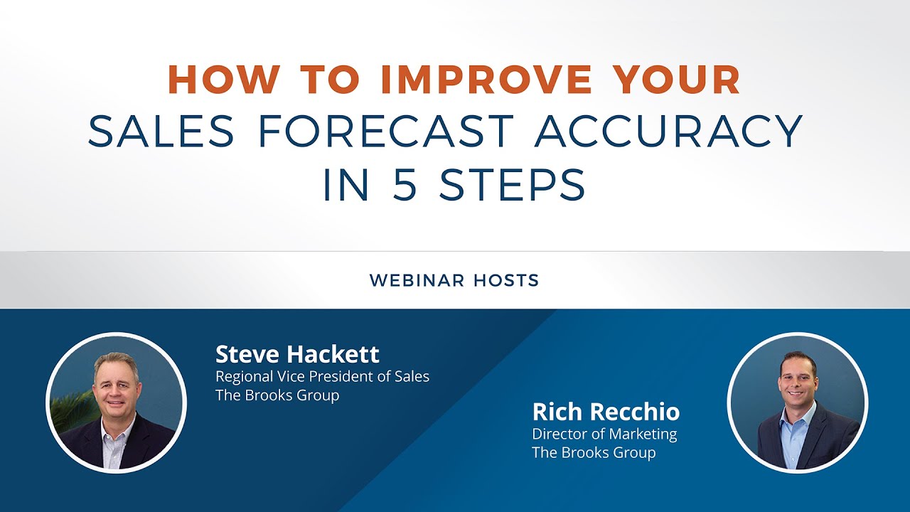 How to Improve Your Sales Forecast Accuracy in 5 Steps