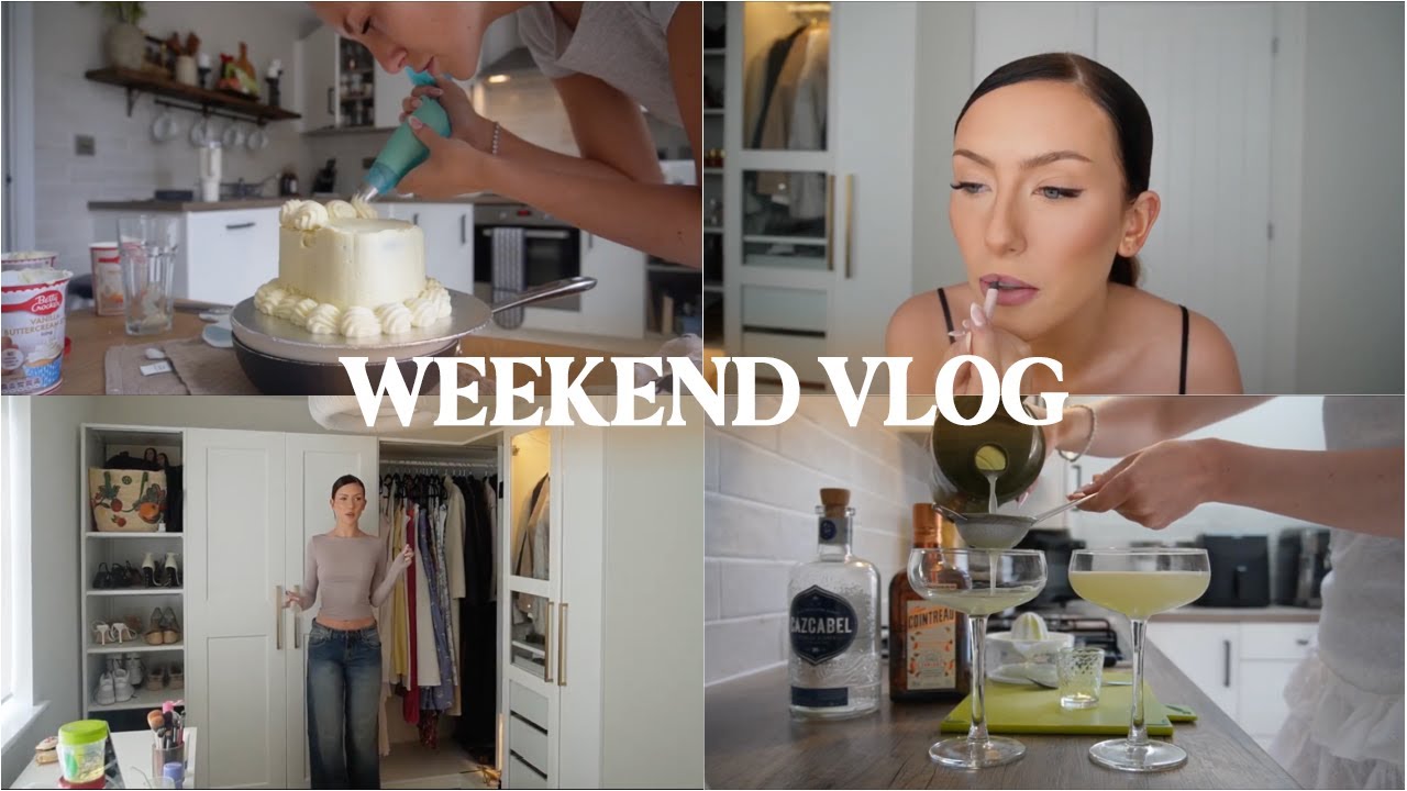 WEEKEND VLOG | baking, birthday celebrations & a big declutter