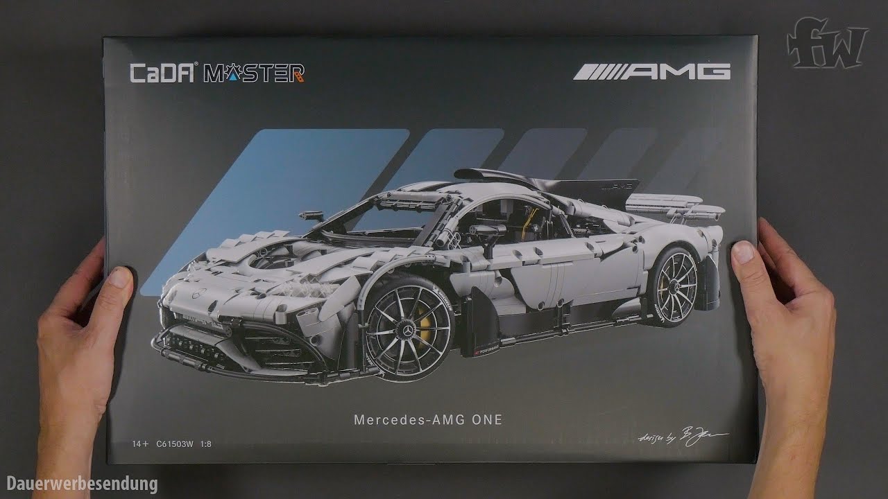 Unboxing CaDA Mercedes-AMG ONE 1:8 - C61503W