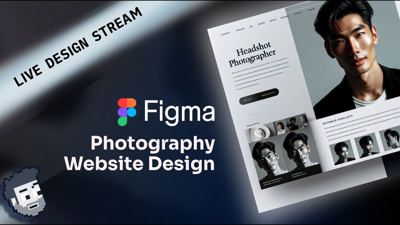 Live Design: Photography Client Site in Figma