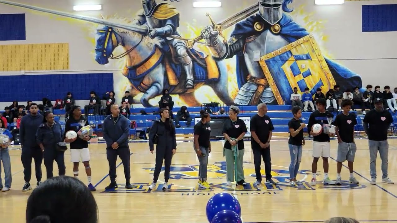 FBISD Elkins HS Boys Varsity Basketball Senior Night Intros - 20260217 184626