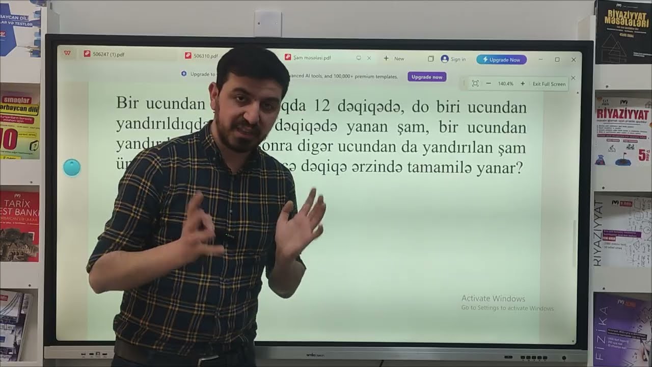 Nihad Cəfərli. Şam məsələləri 2. İbtidai Riyaziyyat. 