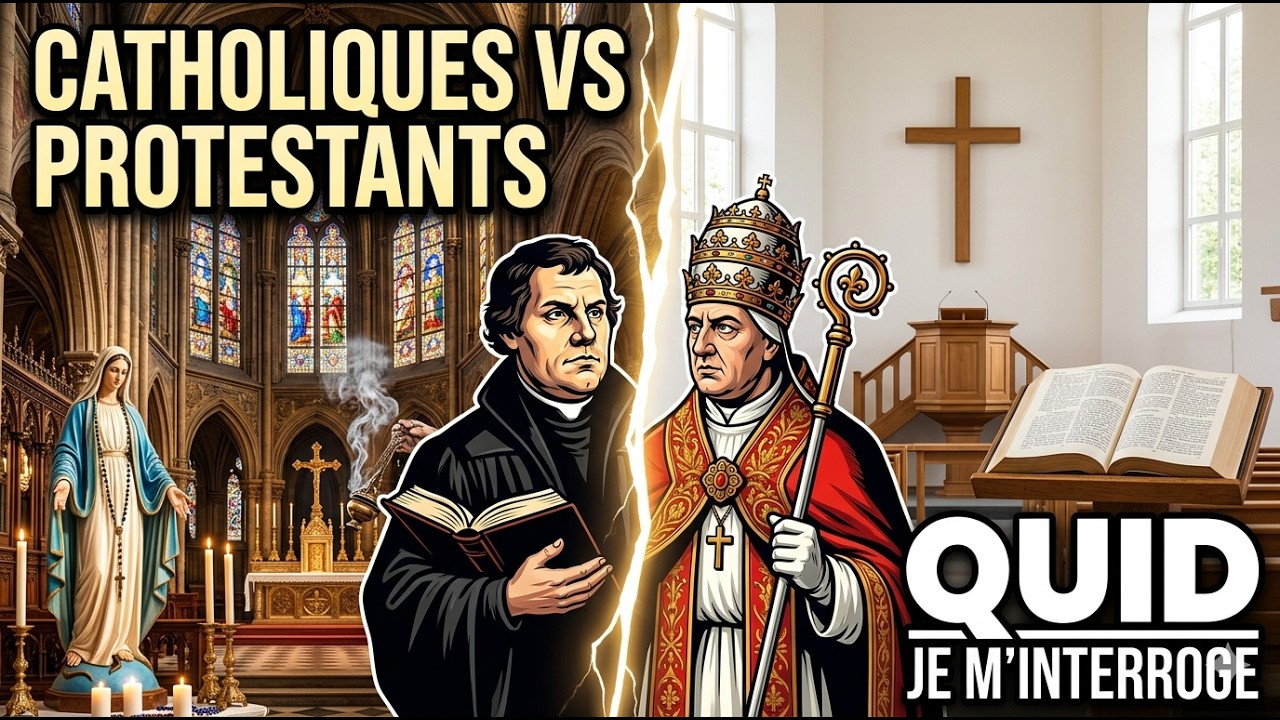 CATHOLIQUES VS PROTESTANTS : Le secret que personne ne vous dit sur leur vraie différence !