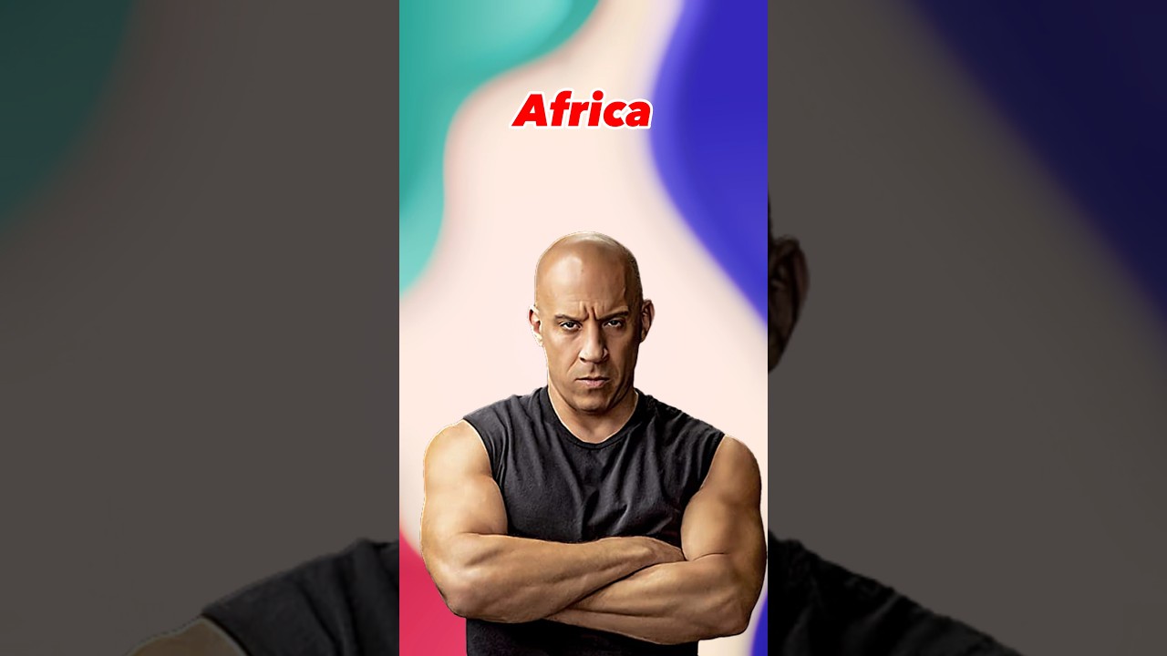 Vin Diesel from different countries.#ytshorts #memes