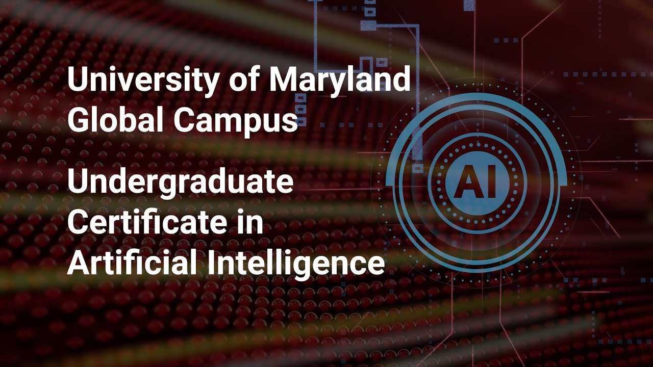 UMGC Certificate in AI Foundations