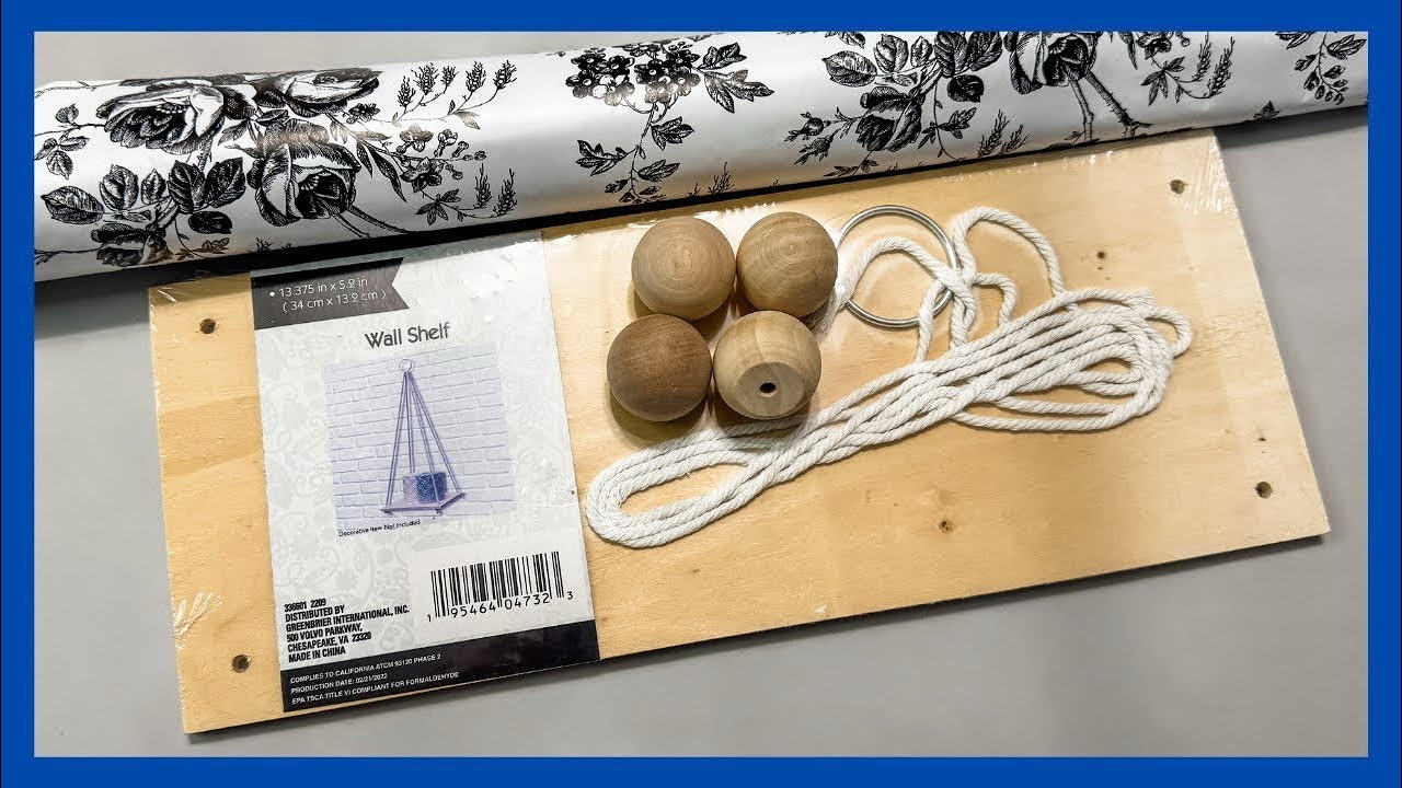 Простая полка для демонстрации своими руками || Декор для дома своими руками || Всего одна быстра...