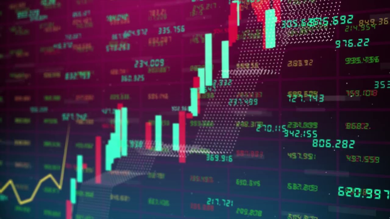Business Financial Concept with Stock Market Graph Free Stock Video