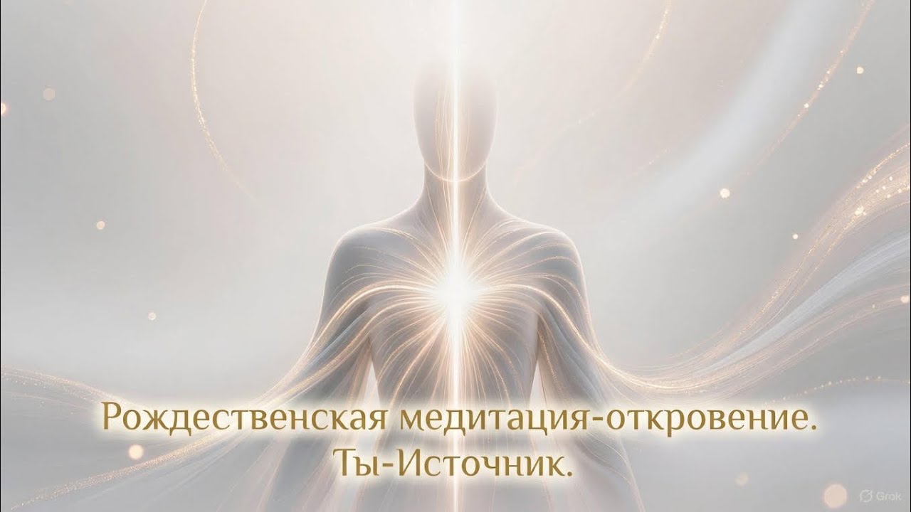 Рождественская медитация-откровение 2026 | Ты — Источник Любви и Света ✨