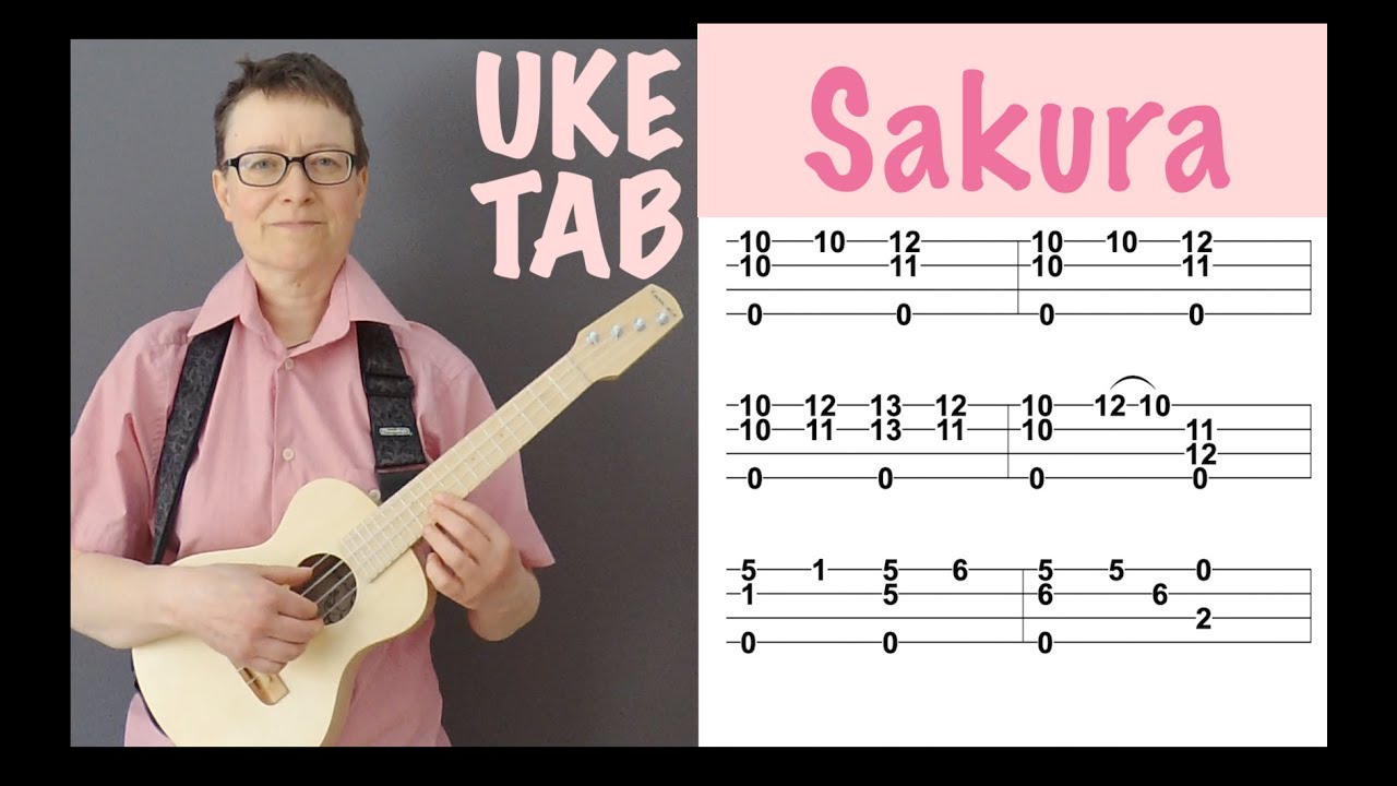さくら🌸 Sakura UKULELE TAB