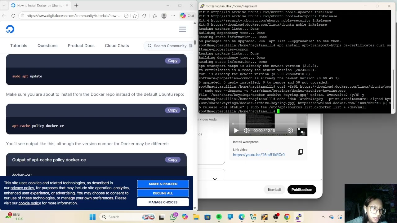 Administrasi Sistem jaringan| install docker