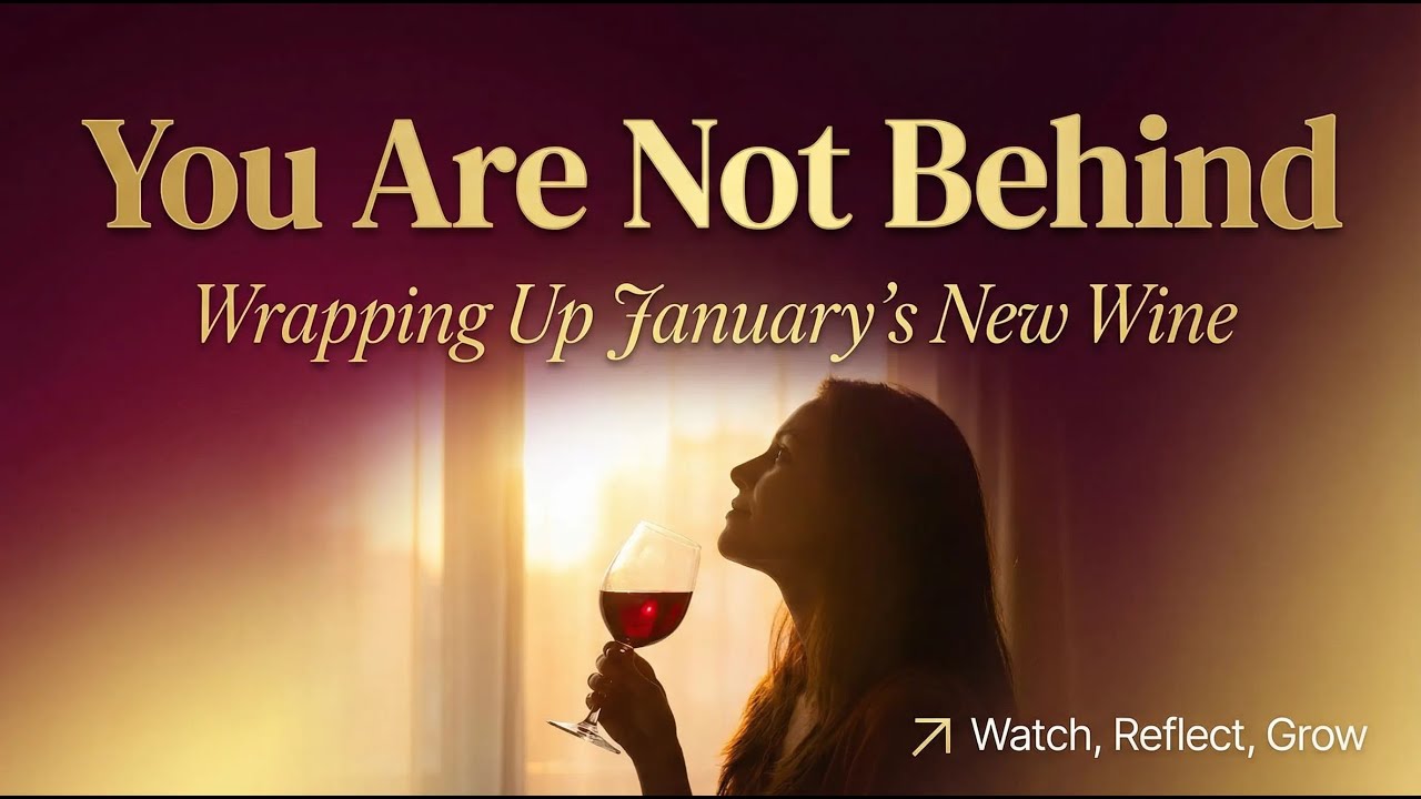 You Are Not Behind | January Reflection on Growth, New Wine & Hope