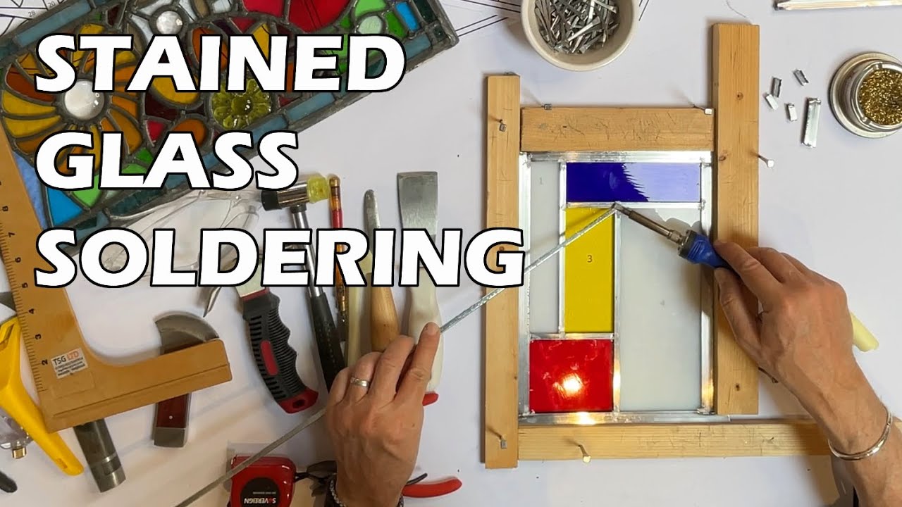 Stained Glass Soldering for Beginners made easy