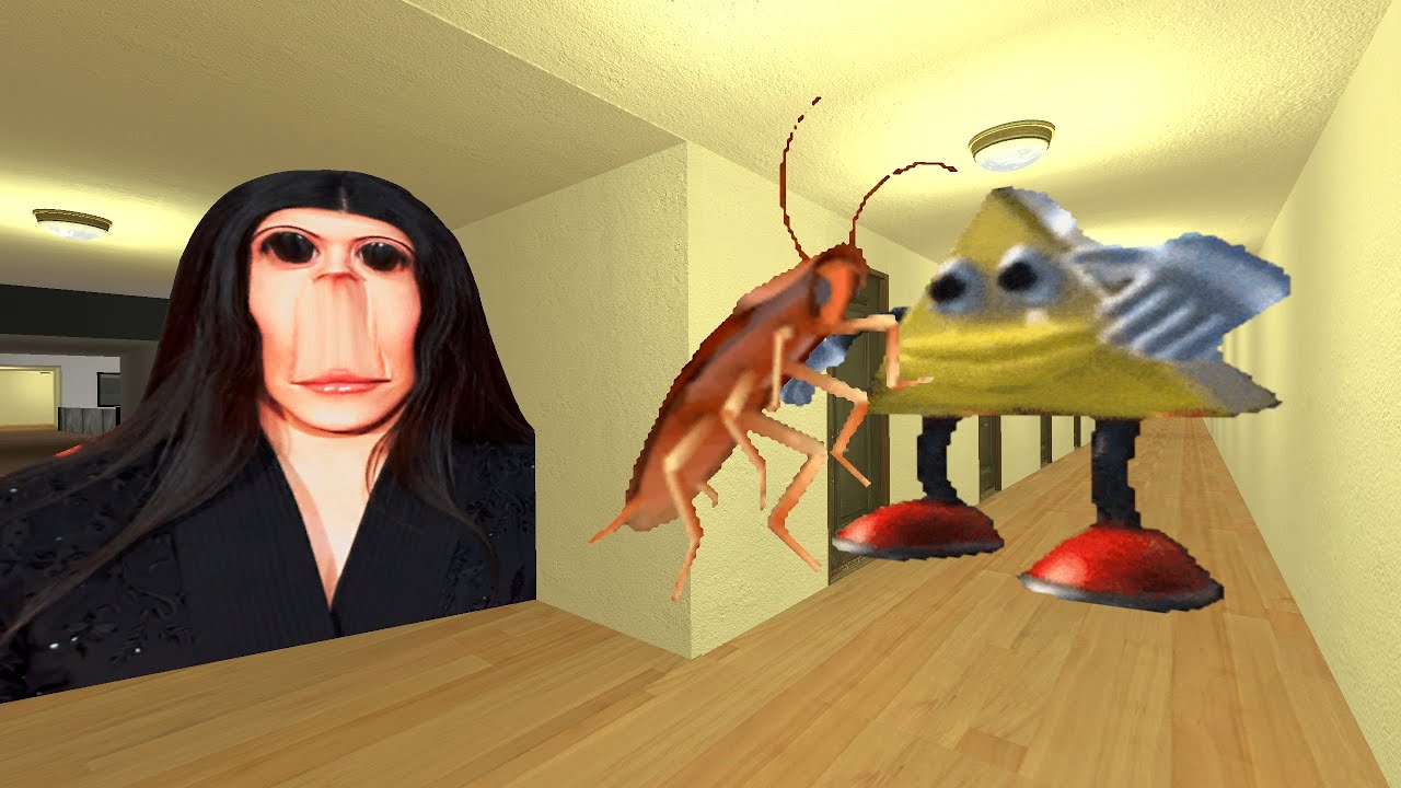 Rosalia Bizochito, Cockroach And Dancing Triangle Nextbot Gmod