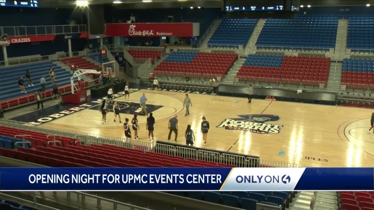 Inside the new UPMC Events Center at Robert Morris University