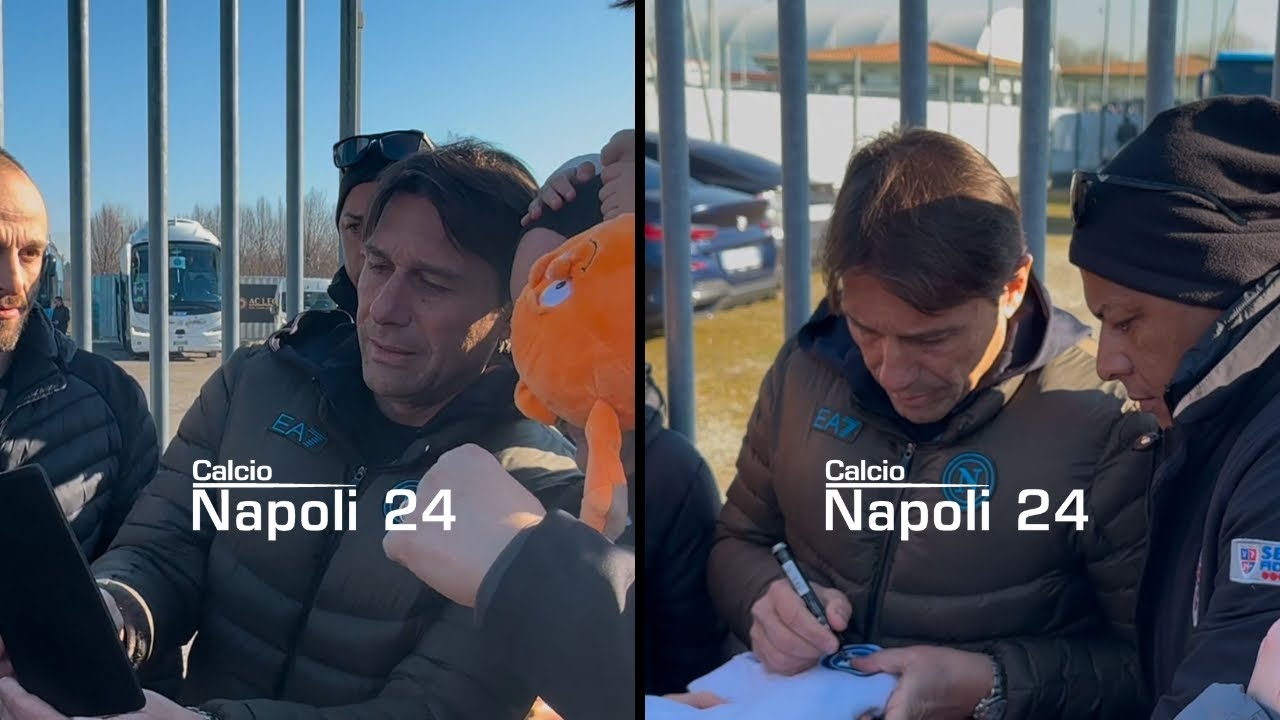 CONTE fa impazzire i tifosi: GESTO da applausi prima di ATALANTA NAPOLI 😍👏