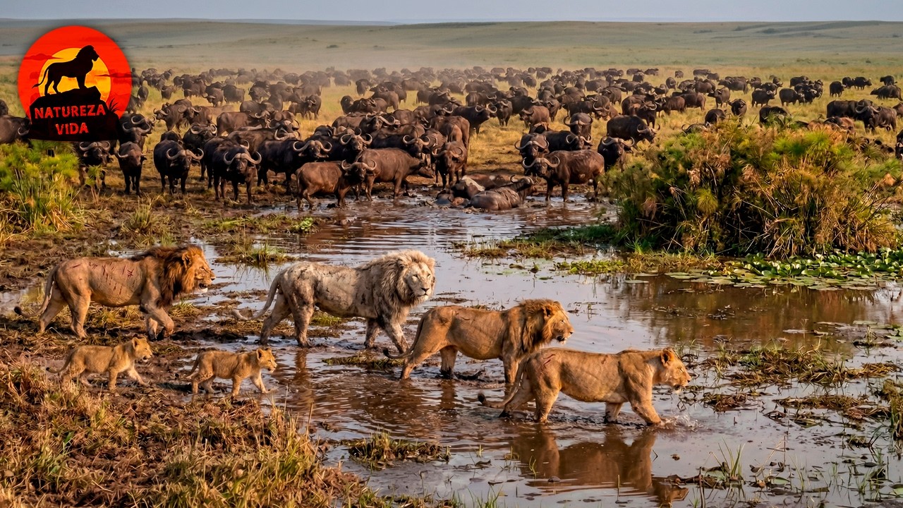LE&Otilde;ES | Os expurgos mais catastr&oacute;ficos da savana #animaisselvagens | Natureza Vida