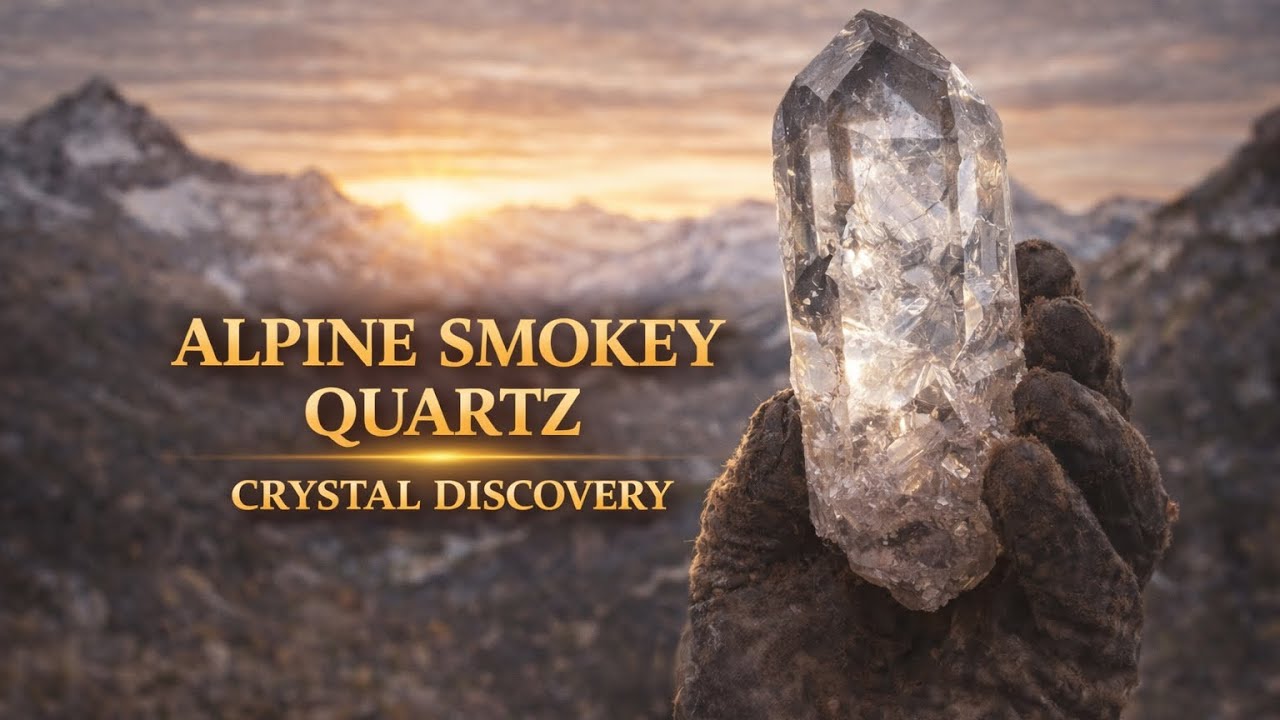 Rockhounding alpine smokey quartz and crystals