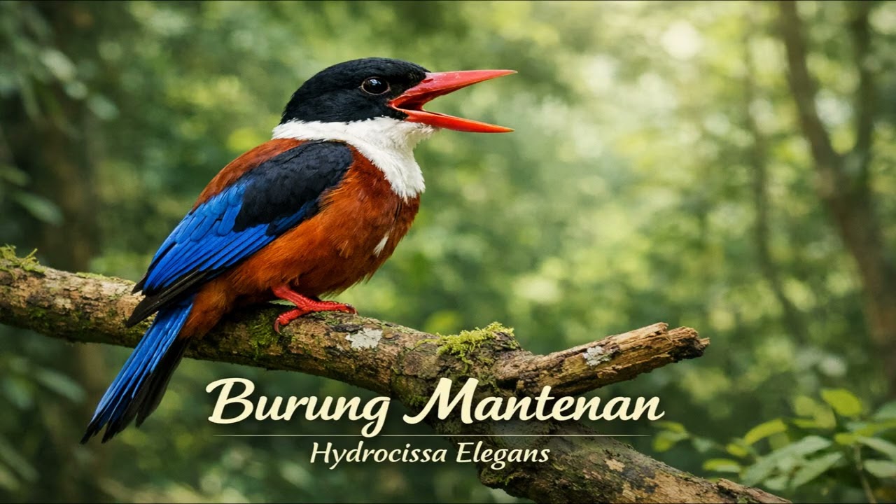 Kicau Alami Burung Mantenan | Suara Hutan Asli – Hydrocissa elegans