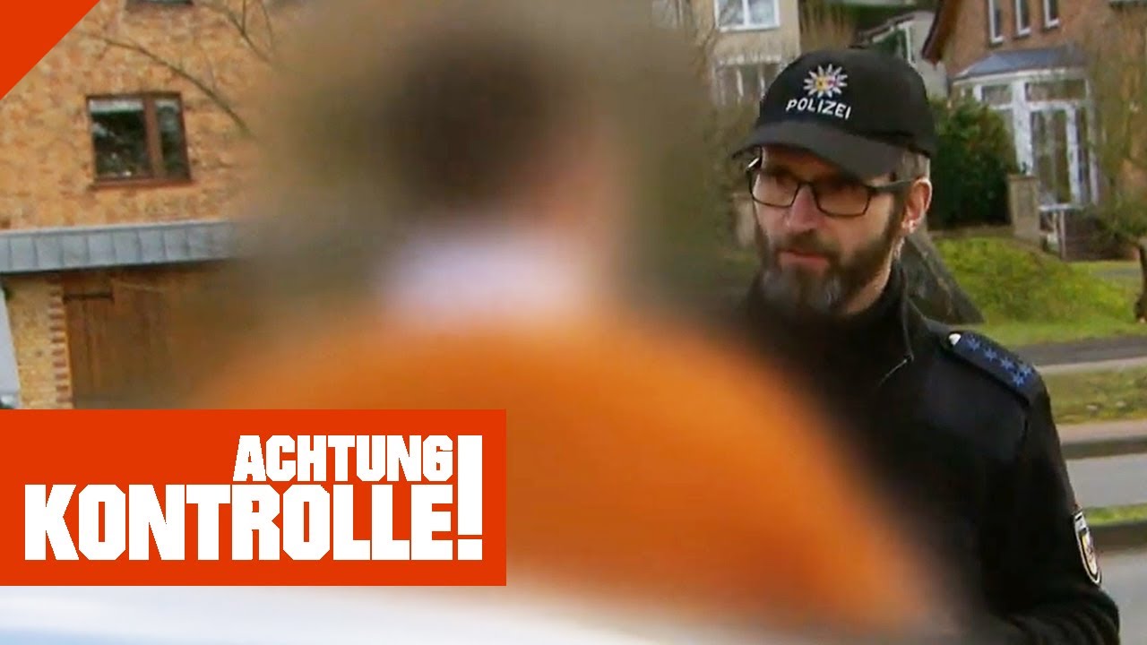 Provokanter Autofahrer in Kontrolle: 