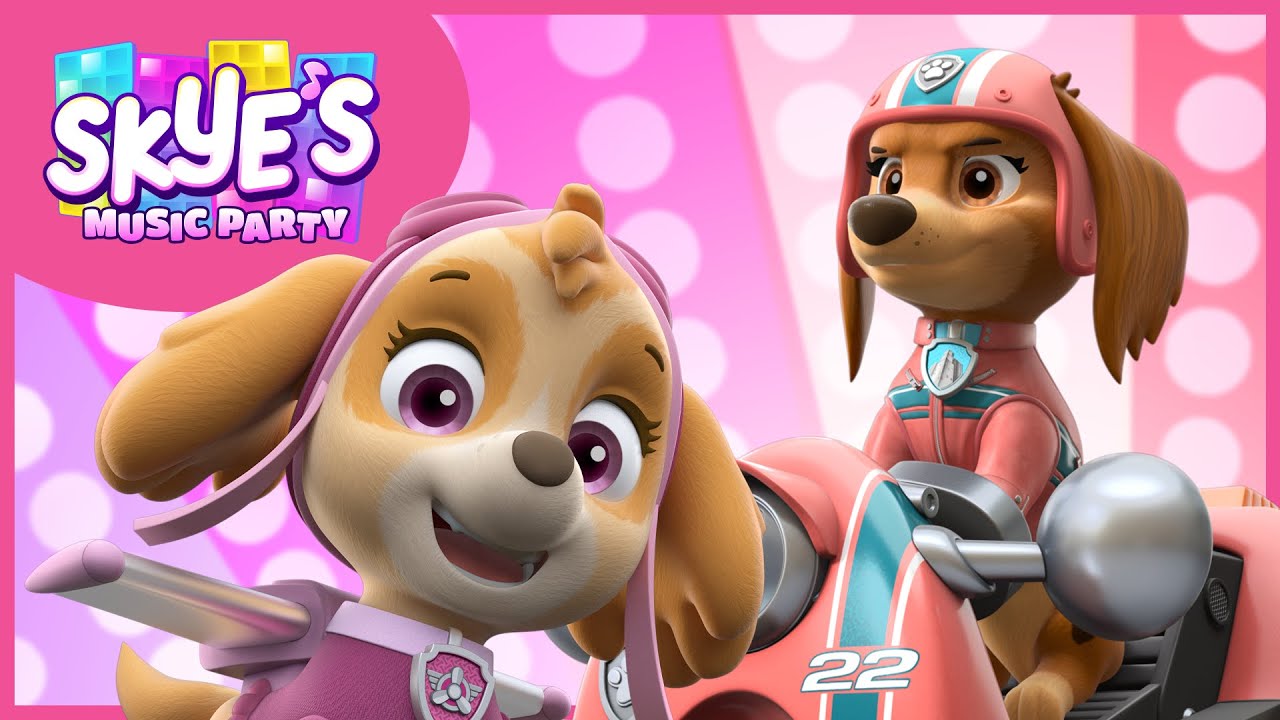 Living With Liberty Sing Along - Skye's Music Party - PAW Patrol Music Cartoons for Kids