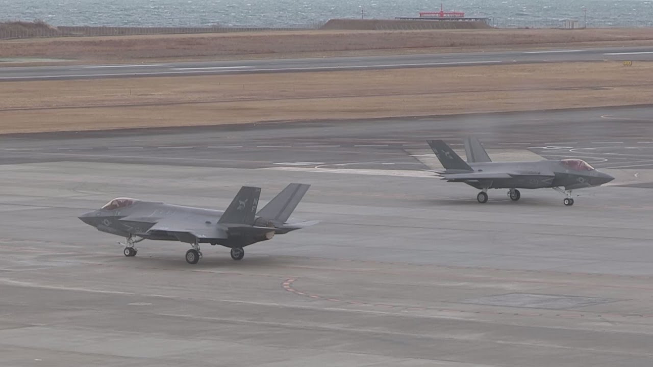 松山空港に米軍戦闘機２機が緊急着陸