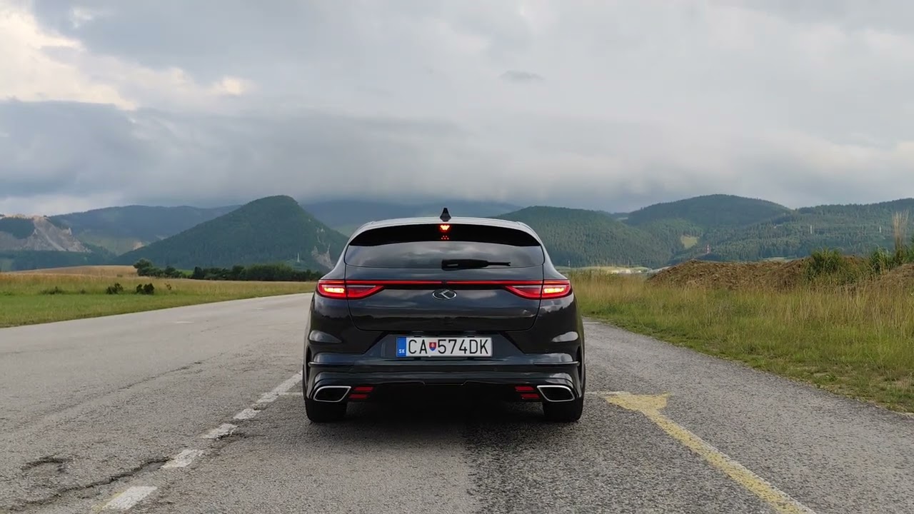 Kia proceed GT custom exhaust.