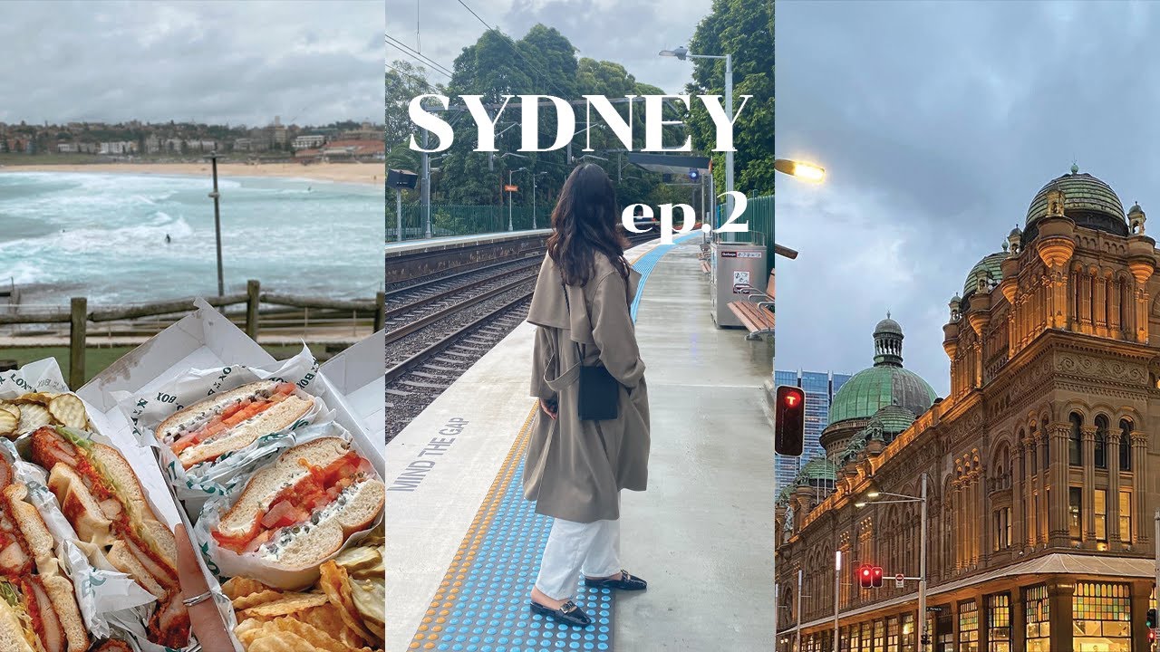 🇦🇺 시드니 여행 ep.2 | 시드니 맛집 뿌시기(베이글샌드위치, 크루아상, 해산물요리, 얌차, 마라탕) | 본다이비치 | 타운홀 | 하버브릿지| 시드니 브이로그 | 여행브이로그