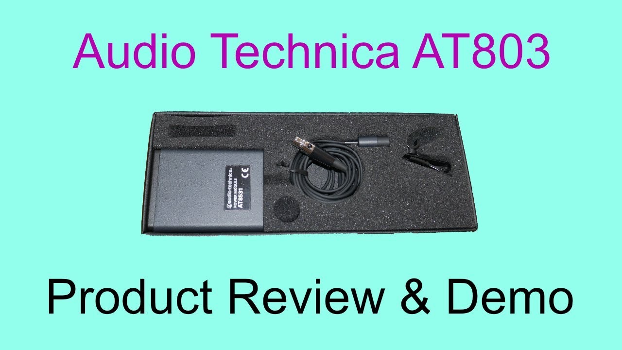 Audio Technica AT803 (lavalier microphone) Review and Demo