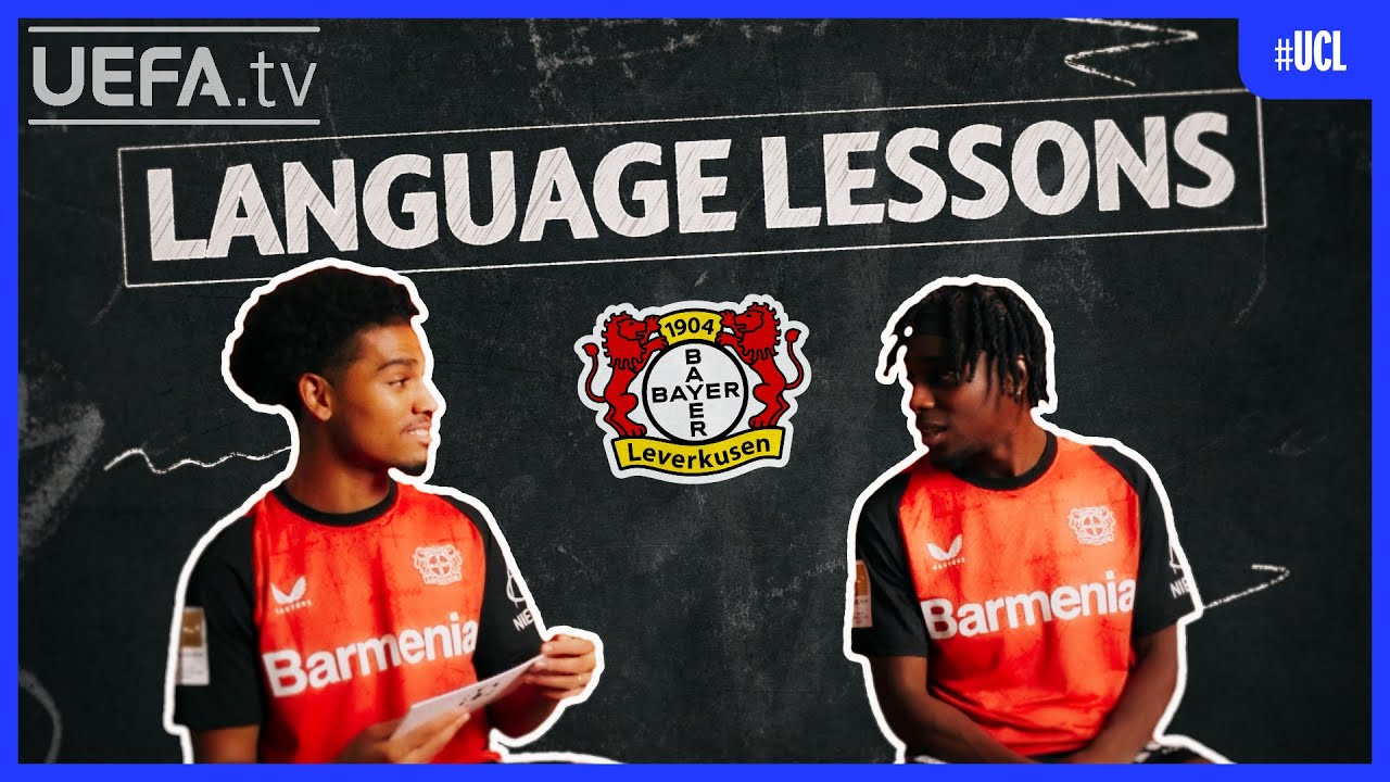 Jeremie Frimpong & Amine Adli take on LANGUAGE LESSONS! 💬
