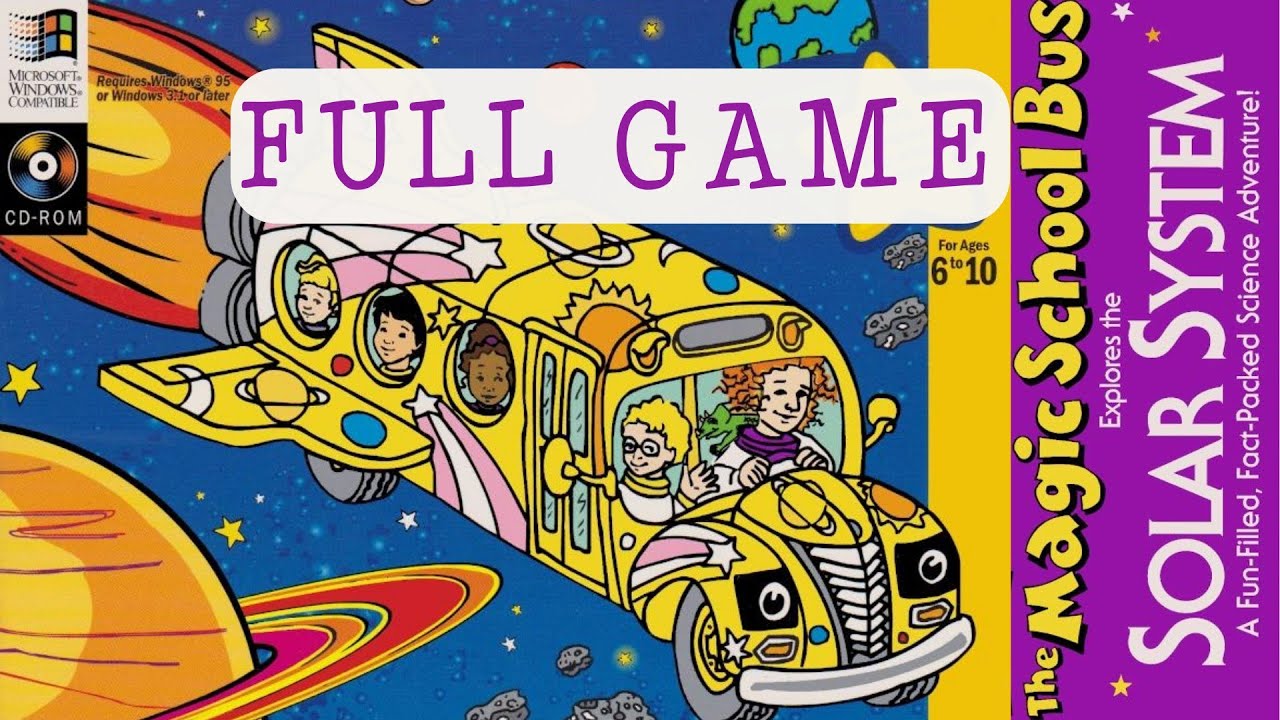 The Magic School Bus Explores the Solar System - All Planets - Full Gameplay/Walkthrough (Longplay)