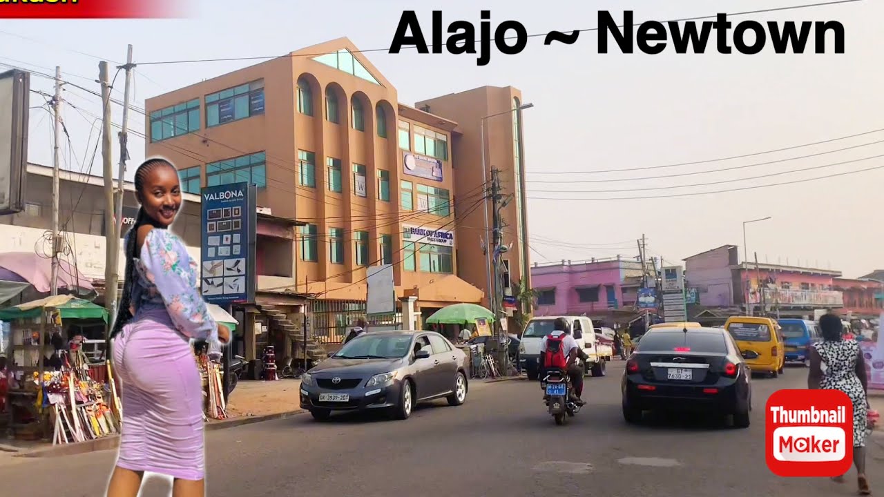 A road trip in Accra Ghana 🇬🇭 from Alajo To Accra Newtown #alajo #newtown #accra #ghana