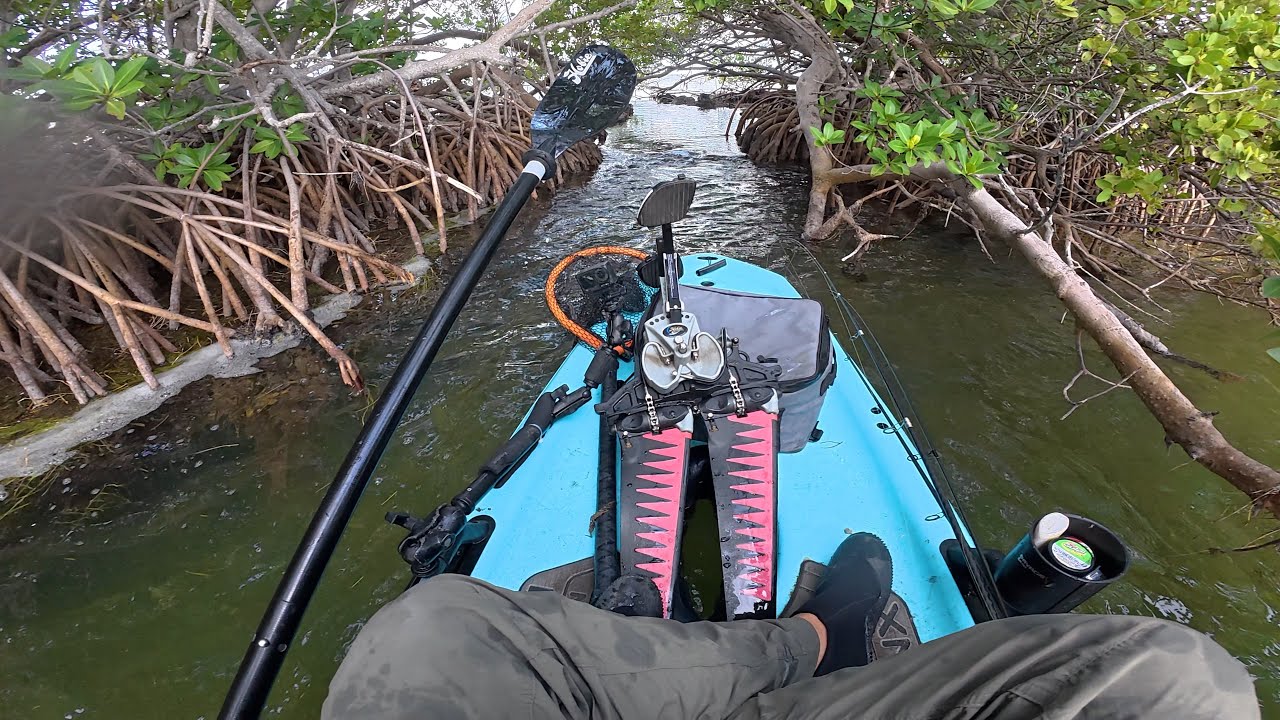 Florida Keys Kayak Fishing | Exploring Secret Mangrove Tunnels With Ultralight Tackle
