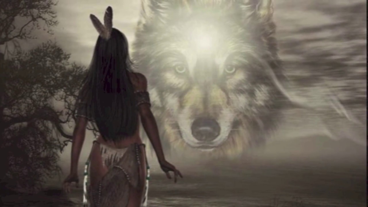Native American FLUTE and the Sound of the WOLF Call