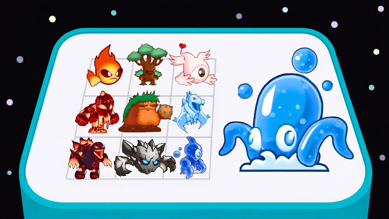 ELEMENTAL MONSTERS: MERGE GAME - Merge Monster Battle, Android Gameplay