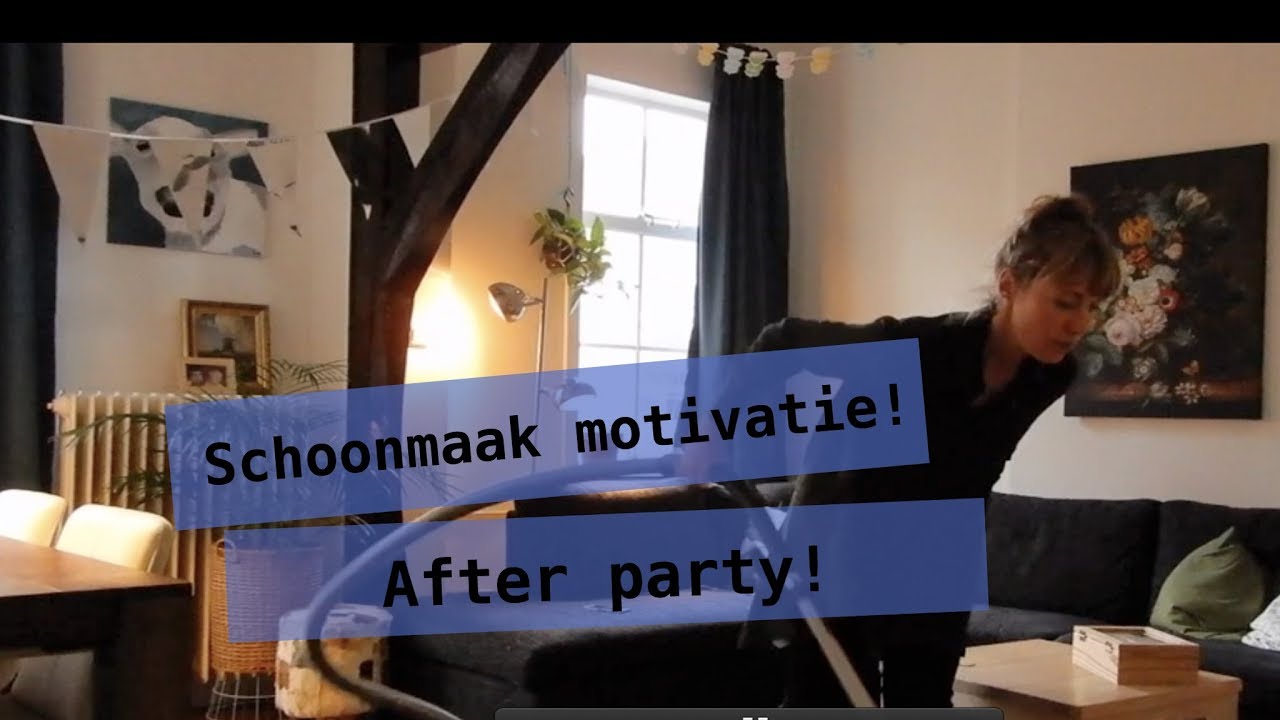 Samen schoonmaken - Afterparty - Schoonmaak motivatie en inspiratie