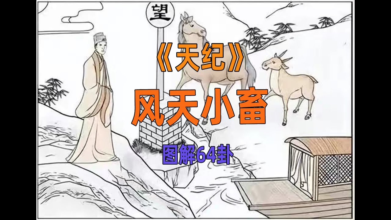 P9 小畜卦 天纪-易经-风天小畜卦  天纪字幕版