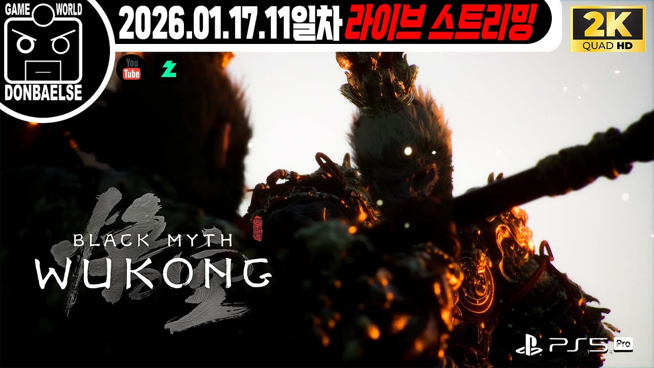 2K | PS 5 Pro ] 타임라인 - 2회차 - 플래티넘을 따기 위해 | 검은 신화 : 오공 | 11일차 #livestream
