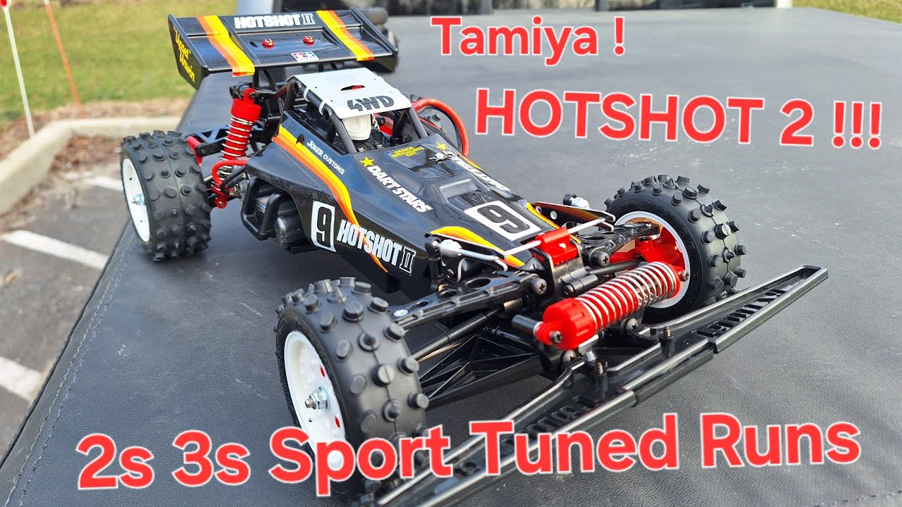 НОВИНКА! Tamiya HOTSHOT 2 2024 2S, 3S Speed ​​Run Sport Tuned #rc #rccar #hobby