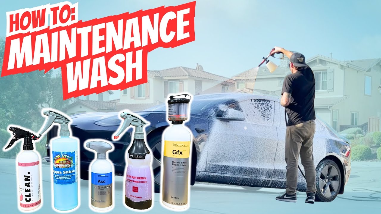 CAR WASH PROCESS - Tips & Tricks for safe car cleaning maintenance