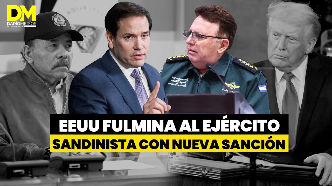 ⚠️🚨 EEUU aplica fulminante sanción contra el régimen sandinista