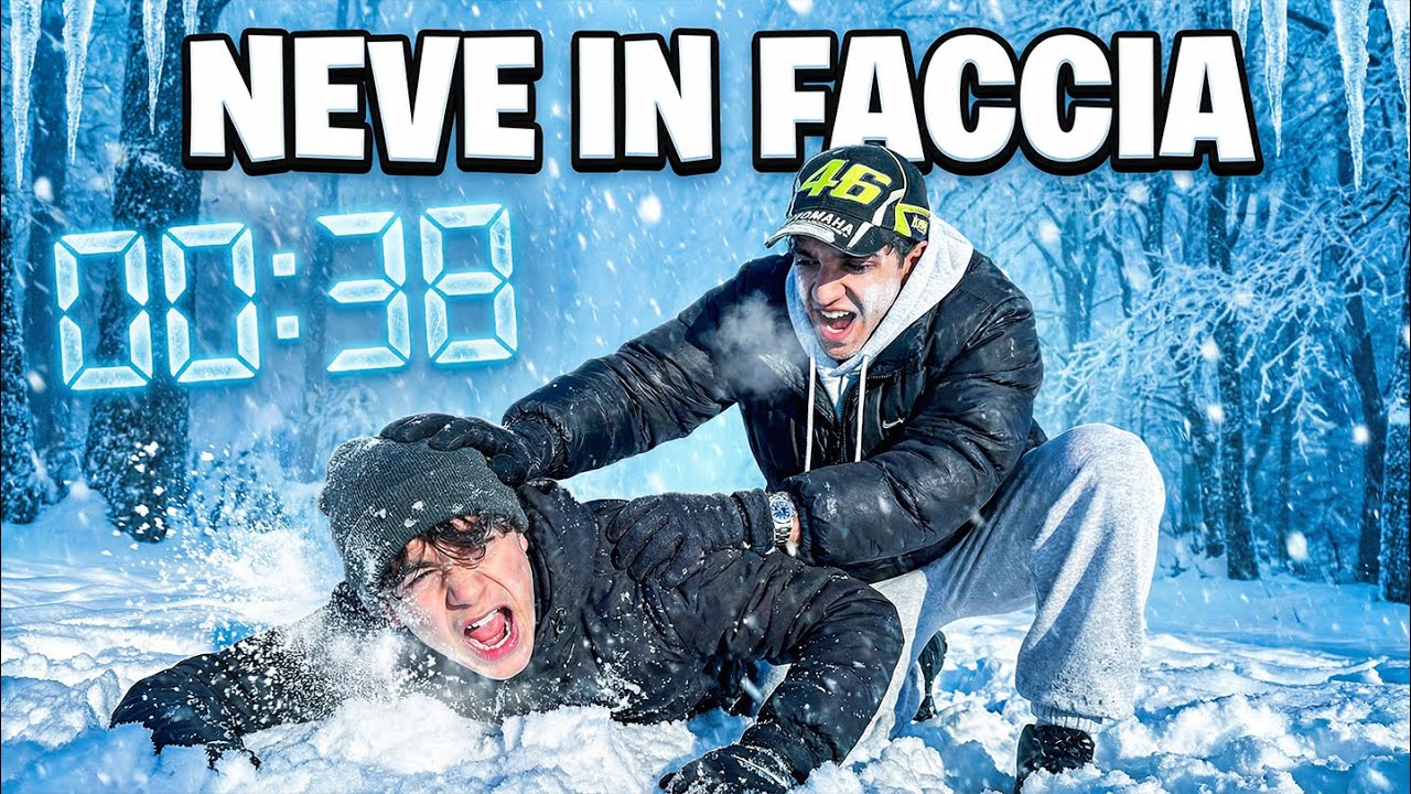 CHI RESISTE DI PIÙ NELLA NEVE… VINCE 😱❄️