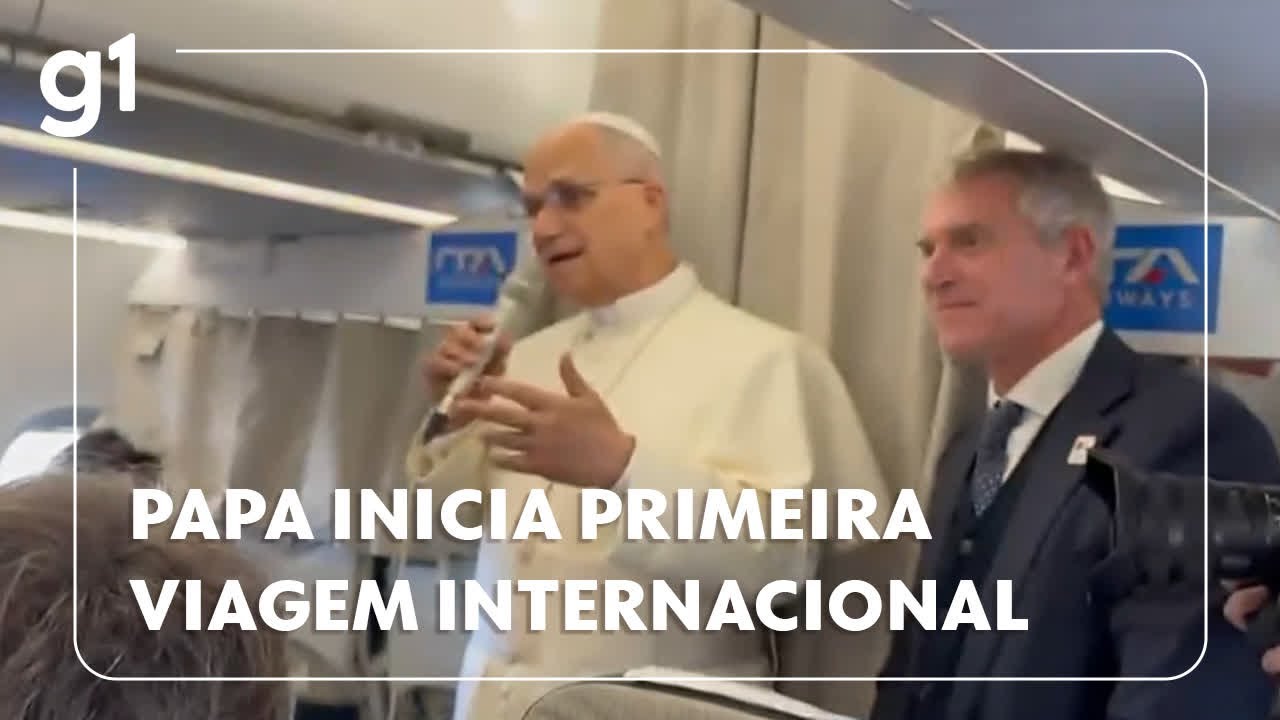 Papa Leão XIV realiza primeira viagem internacional e ressalta importância pela paz