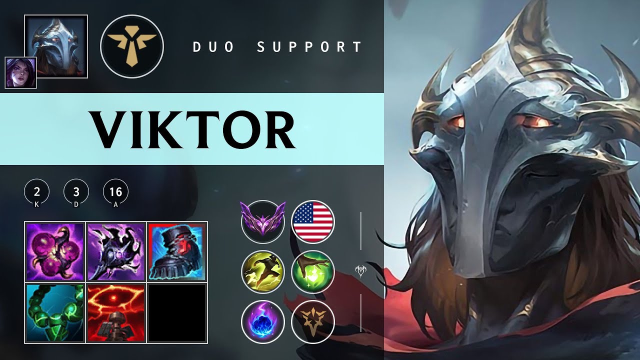 Viktor Support vs Morgana - NA Master Patch 25.22